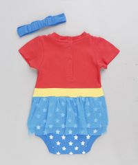 Body-Infantil-Mulher-Maravilha-Manga-Curta-com-Faixa-de-Cabelo-Vermelho-9120550-Vermelho_2