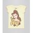 Blusa-Infantil-Princesa-Bela-Manga-Curta-Decote-Redondo-Amarela-9330931-Amarelo_1