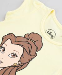 Blusa-Infantil-Princesa-Bela-Manga-Curta-Decote-Redondo-Amarela-9330931-Amarelo_4