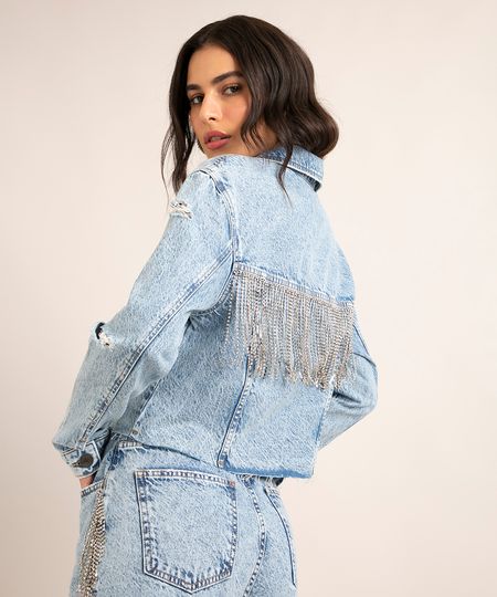 jaqueta-jeans-destroyed-com-franja-de-strass-barra-a-fio-joulik-azul-medio-1010110-Azul_Medio_1 jaqueta-jeans-destroyed-com-franja-de-strass-barra-a-fio-joulik-azul-medio-1010110-Azul_Medio_1