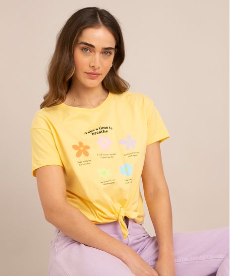 camiseta-cropped-de-algodao--take-a-time-to-breathe--margaridas-manga-curta-decote-redondo-amarela-1016019-Amarelo_1
