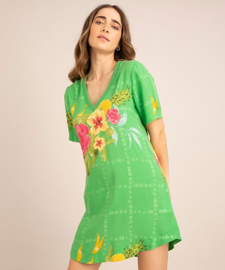 vestido-curto-de-viscose-estampado-floral-manga-curta--verde-1006763-Verde_1 vestido-curto-de-viscose-estampado-floral-manga-curta--verde-1006763-Verde_1