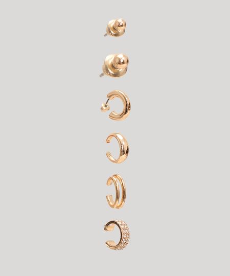 Kit-3-Brincos---3-Piercings-com-Strass-Dourado-9991953-Dourado_1