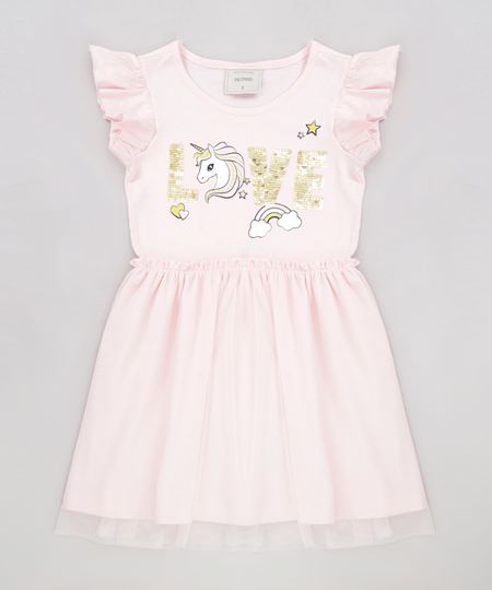 Vestido-Infantil-Unicornio-com-Paete-Dupla-Face-Manga-Curta-Decote-Redondo-Rosa-Claro-9277944-Rosa_Claro_1 Vestido-Infantil-Unicornio-com-Paete-Dupla-Face-Manga-Curta-Decote-Redondo-Rosa-Claro-9277944-Rosa_Claro_1