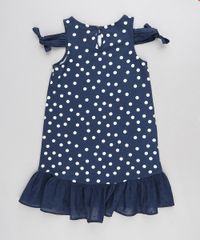 Vestido-Infantil-Open-Shoulder-Estampado-de-Poa-com-No-e-Babado-Azul-Marinho-9212910-Azul_Marinho_2