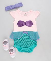 Body-Infantil-Pequena-Sereia-Ariel-Manga-Curta-com-Faixa-de-Cabelo-Rosa-Claro-9120549-Rosa_Claro_3