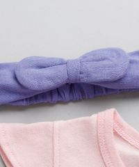 Body-Infantil-Pequena-Sereia-Ariel-Manga-Curta-com-Faixa-de-Cabelo-Rosa-Claro-9120549-Rosa_Claro_4