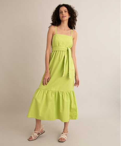 vestido-midi-de-sarja-alca-fina-decote-reto-com-amarracao-verde-1015391-Verde_1