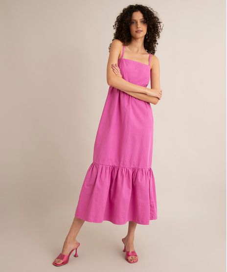 vestido-midi-de-sarja-alca-fina-decote-reto-com-amarracao-pink-1015391-Pink_1