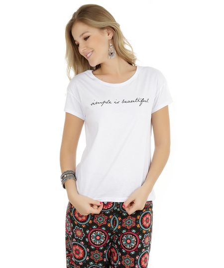Blusa-com-Estampa--Simple-is-Beautiful--Branca-8145668-Branco_1 Blusa-com-Estampa--Simple-is-Beautiful--Branca-8145668-Branco_1