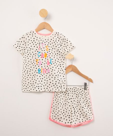 pijama-infantil-de-algodao-estampado-poa--it-s-cool-to-be-kind--manga-curta-off-white-1007416-Off_White_1 pijama-infantil-de-algodao-estampado-poa--it-s-cool-to-be-kind--manga-curta-off-white-1007416-Off_White_1