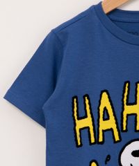 camiseta-infantil-de-algodao-snoopy--hahaha--manga-curta-azul-1009688-Azul_4