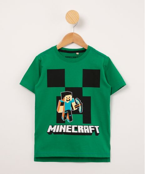 camiseta-infantil-de-algodao-minecraft-com-fenda-manga-curta-verde-1005873-Verde_1