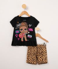conjunto-infantil-de-blusa-lol-surprise---short-estampado-animal-print-preto-1009840-Preto_1