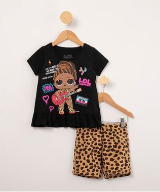 conjunto-infantil-de-blusa-lol-surprise---short-estampado-animal-print-preto-1009840-Preto_1