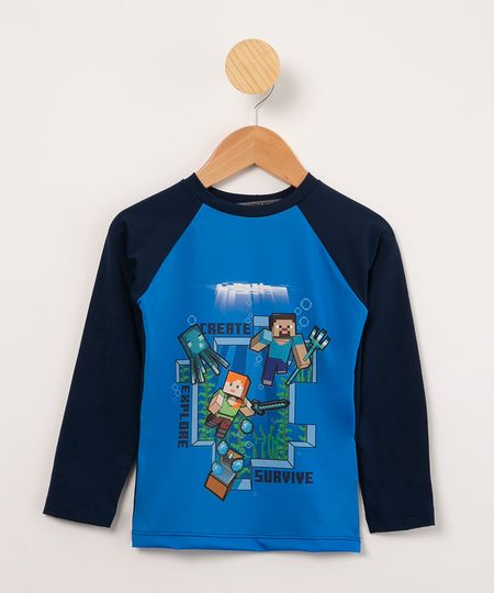 blusa-de-surf-infantil-raglan-minecraft-manga-longa-azul-1007503-Azul_1 blusa-de-surf-infantil-raglan-minecraft-manga-longa-azul-1007503-Azul_1