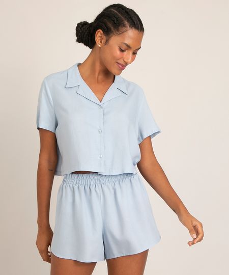 pijama-manga-curta-com-linho--azul-claro-9998238-Azul_Claro_1 pijama-manga-curta-com-linho--azul-claro-9998238-Azul_Claro_1