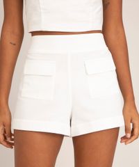 short-de-algodao-cintura-super-alta-com-bolsos-utilitarios-off-white-1004532-Off_White_2