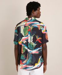 camisa-relaxed-de-viscose-estampada-folhagens-manga-curta-preta-1011684-Preto_2