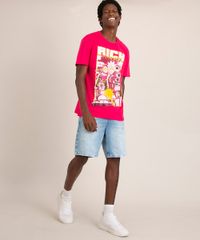 camiseta-de-algodao-rick-and-morty-manga-curta-gola-careca-pink-1013606-Pink_3