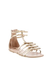 Rasteira-com-Lacos-Menina-Dourada-8142791-Dourado_1