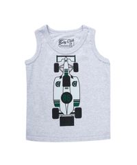Regata-com-Estampa-de-Carro-de-Formula-1-Menino-Cinza-8146598-Cinza_1