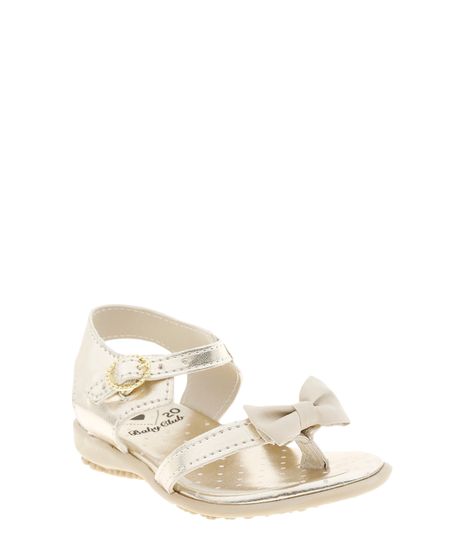 Sandalia-com-Laco-Menina-Dourada-7881495-Dourado_1