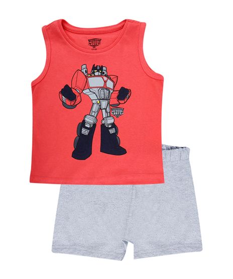 Conjunto-de-Regata-com-Estampa-Transformers---Bermuda-Menino-Vermelho-8157466-Vermelho_1