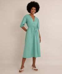 vestido-midi-de-algodao-com-amarracao-manga-bufante-azul-petroleo-1017141-Azul_Petroleo_1