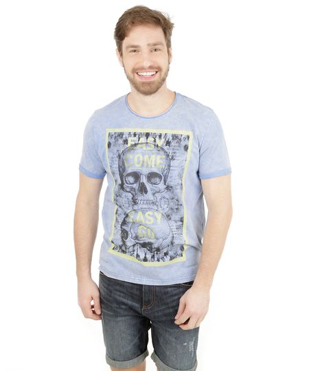 Camiseta-com-Estampa--Easy-Come-Easy-Go--Azul-Claro-8077653-Azul_Claro_1