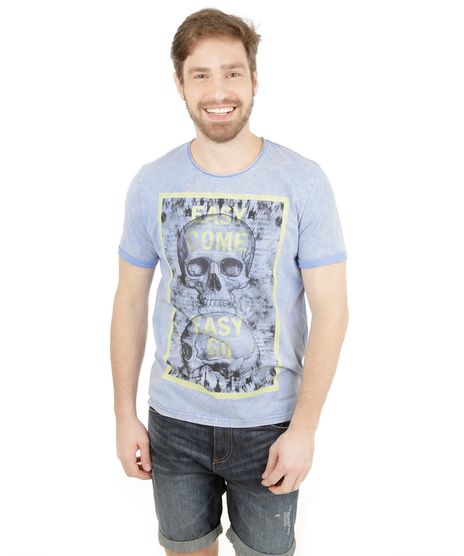 Camiseta-com-Estampa--Easy-Come-Easy-Go--Azul-Claro-8077653-Azul_Claro_1
