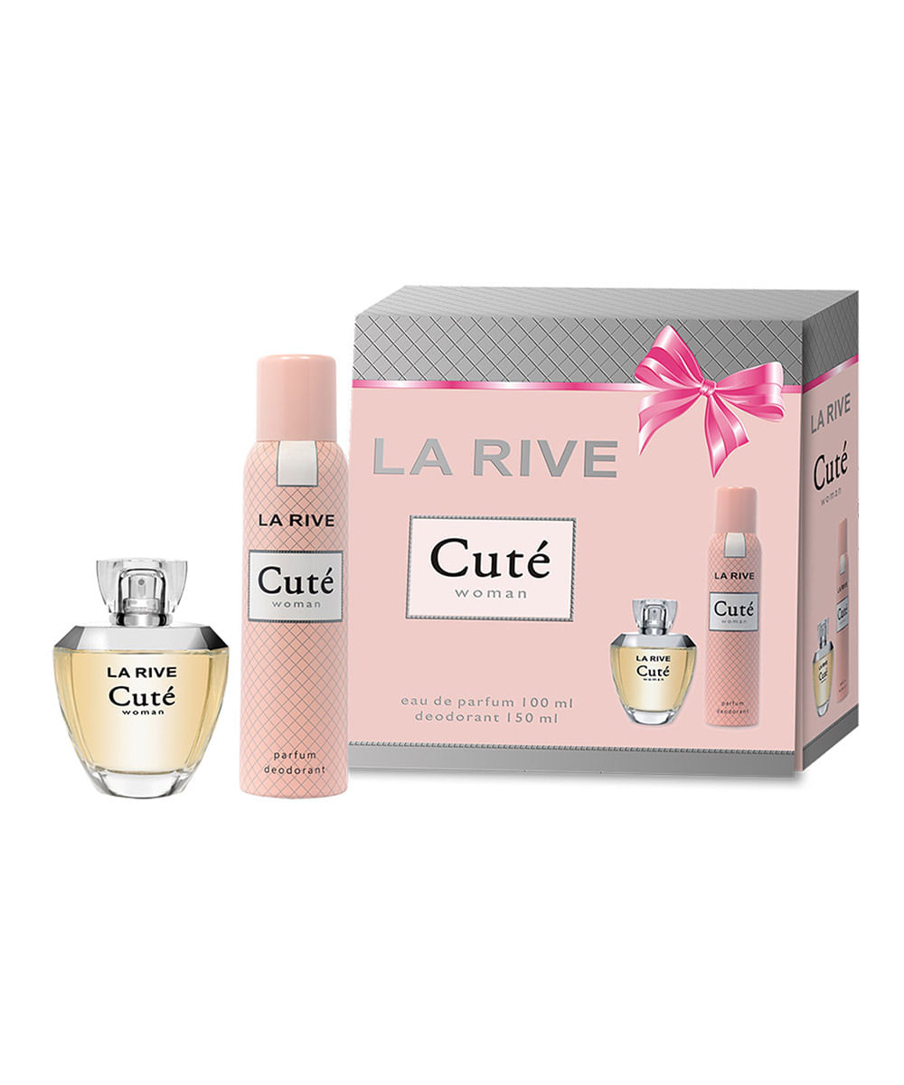 Kit La Rive Cute Feminino Eau de Parfum 100 Ml + Desodorante Feminino 150 Ml Único