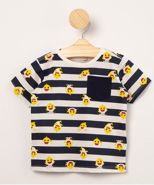 camiseta-infantil-listrada-baby-shark-manga-curta-com-bolso-off-white-1011320-Off_White_1