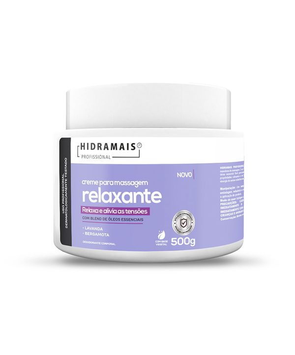 Creme Para Massagem Relaxante Hidramais 500ml Único 500 ML