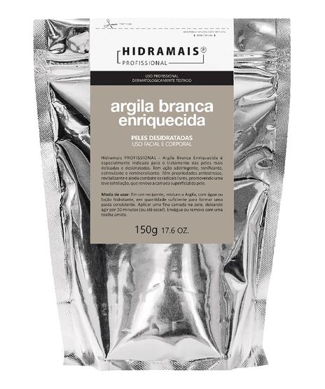 Mascara-Facial-Argila-Branca-Hidramais-150g-Unico-1013086-Unico_1