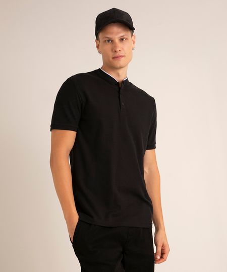 camisa-polo-basica-de-piquet-manga-curta-gola-padre-preta-1008725-Preto_1 camisa-polo-basica-de-piquet-manga-curta-gola-padre-preta-1008725-Preto_1