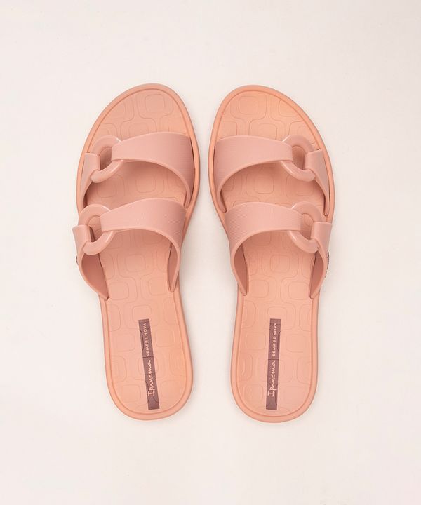 chinelo slide ipanema ella com argola rosa 37