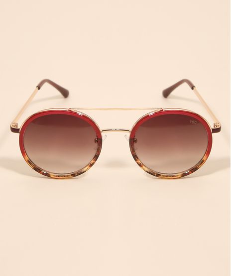 Oculos-de-Sol-Feminino-Redondo-Yessica-Vermelho-1008225-Vermelho_1