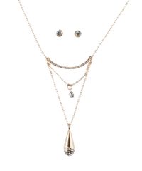 Kit-de-Par-de-Brincos---Colar-Dourado-8128586-Dourado_1
