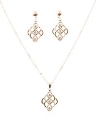 Kit-de-Par-de-Brincos---Colar-Dourado-8112666-Dourado_1