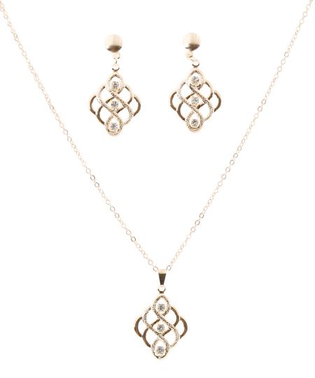 Kit-de-Par-de-Brincos---Colar-Dourado-8112666-Dourado_1 Kit-de-Par-de-Brincos---Colar-Dourado-8112666-Dourado_1
