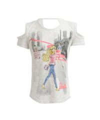 Blusa-Open-Shoulder-com-Estampa-Barbie-Menina-Cinza-Mescla-8133721-Cinza_Mescla_1