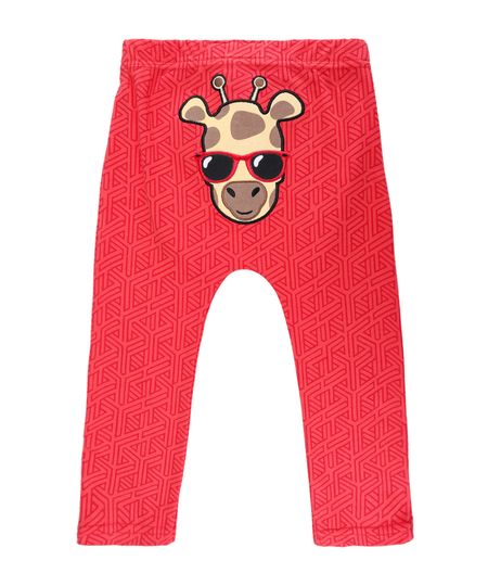 Calca-Geometrica-com-Bordado-de-Girafa-Menino-Vermelha-7961389-Vermelho_1
