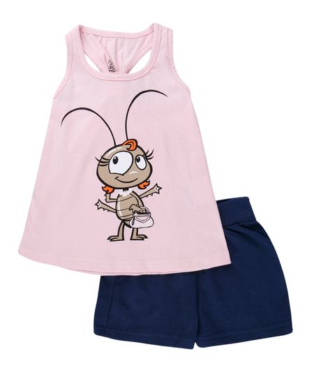 Conjunto-Regata-com-Estampa-Galinha-Pintadinha---Short-Menina-Rosa-8154370-Rosa_1