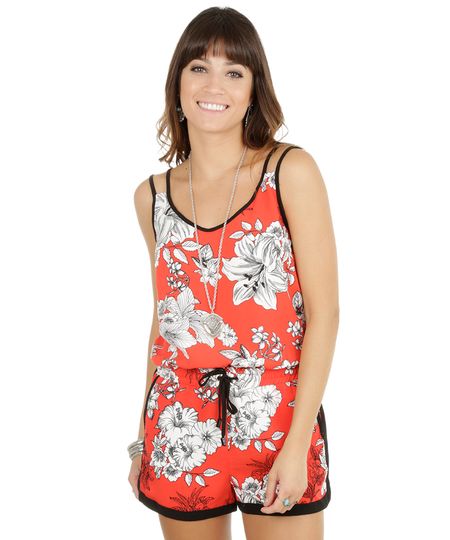 Macaquinho-Floral-com-Bolsos-Vermelho-8084437-Vermelho_1 Macaquinho-Floral-com-Bolsos-Vermelho-8084437-Vermelho_1