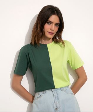 t-shirt-de-algodao-bicolor-manga-curta-decote-redondo-mindset-verde-escuro-1019972-Verde_Escuro_1
