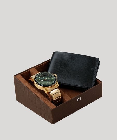 Kit-de-Relogio-Analogico-Mondaine-Masculino---Carteira---53647GPMVDS1K--Dourado-9354915-Dourado_1
