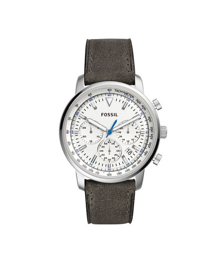 Relógio Fossil Masculino Goodwin Chrono Prata - FS5438/0CN Menor preço em Relógio Fossil Masculino Goodwin Chrono Prata - FS5438/0CN