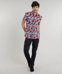 Camisa-Masculina-Estampada-Floral-Manga-Curta-Azul-Marinho-9110474-Azul_Marinho_3