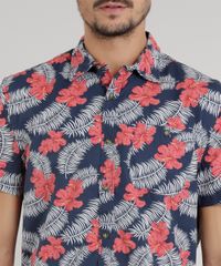 Camisa-Masculina-Estampada-Floral-Manga-Curta-Azul-Marinho-9110474-Azul_Marinho_4